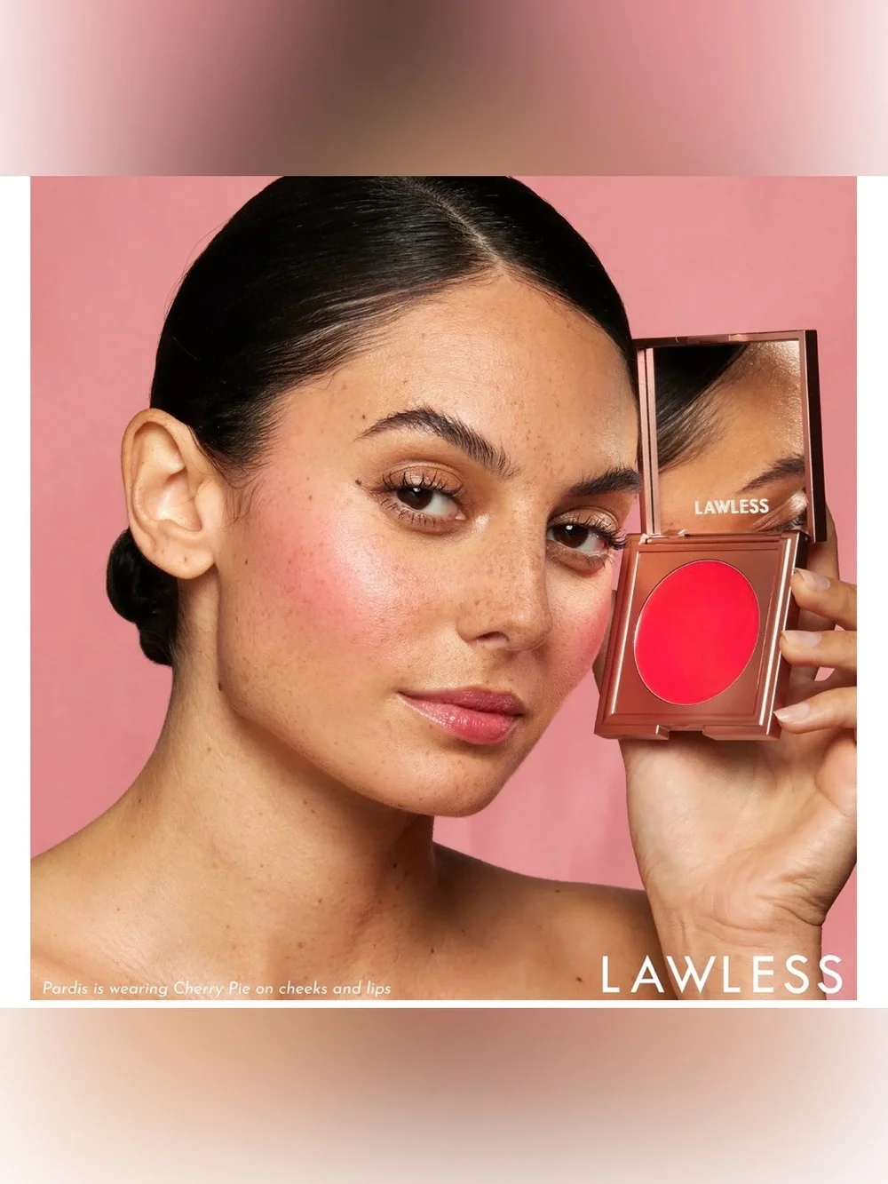 LAWLESS Pinch My Cheeks Soft-Blur Cream Blush In CHERRY PIE, 0.18oz, BNIB, New